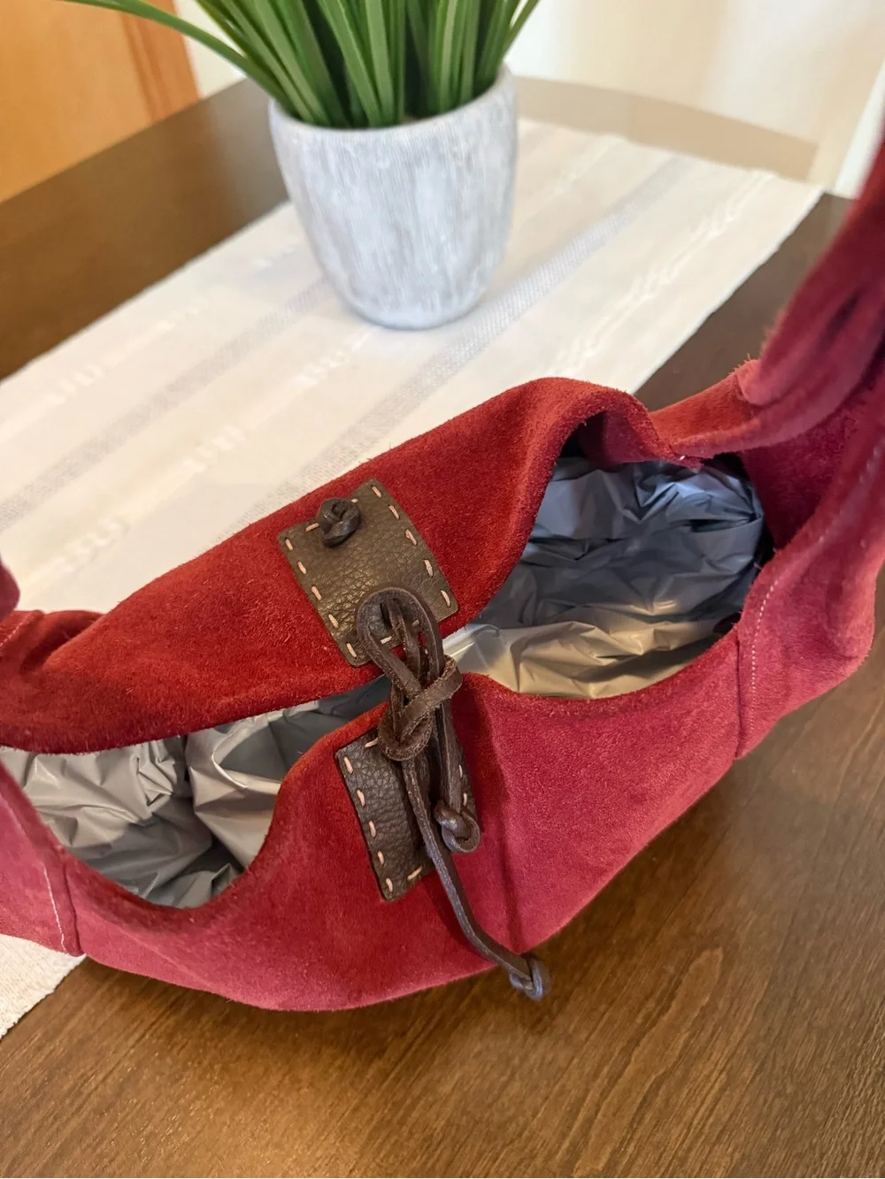 Dooney & Bourke Made in Italy Suede Hobo